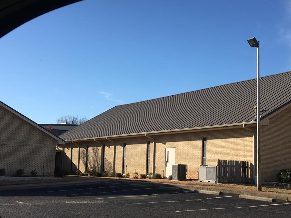 Commercial roofing repair church roof
