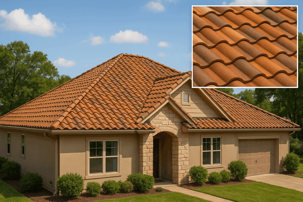 Spanish roofing shingles