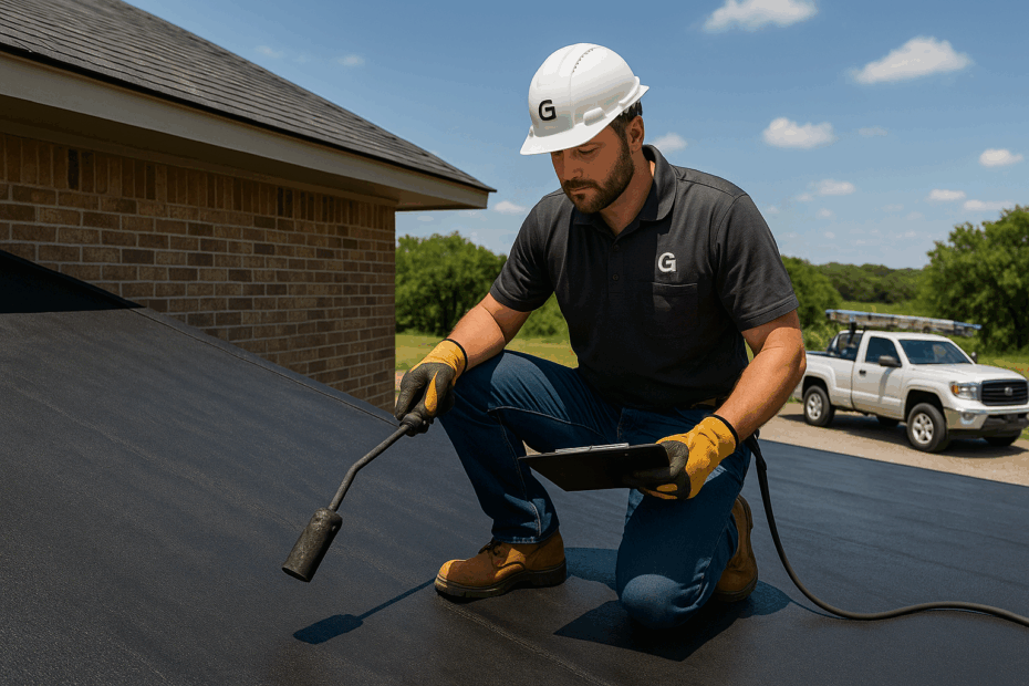 roofing worker in East Texas