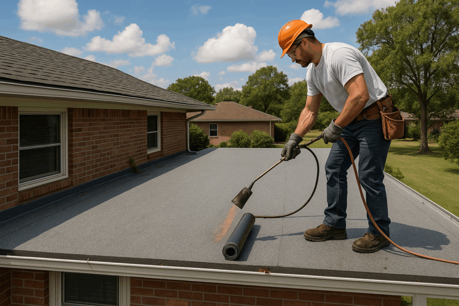 Hot roofing preperation